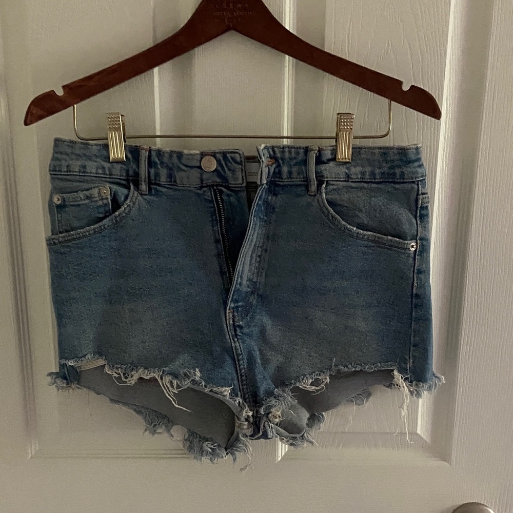 Zara Blue Jean Shorts